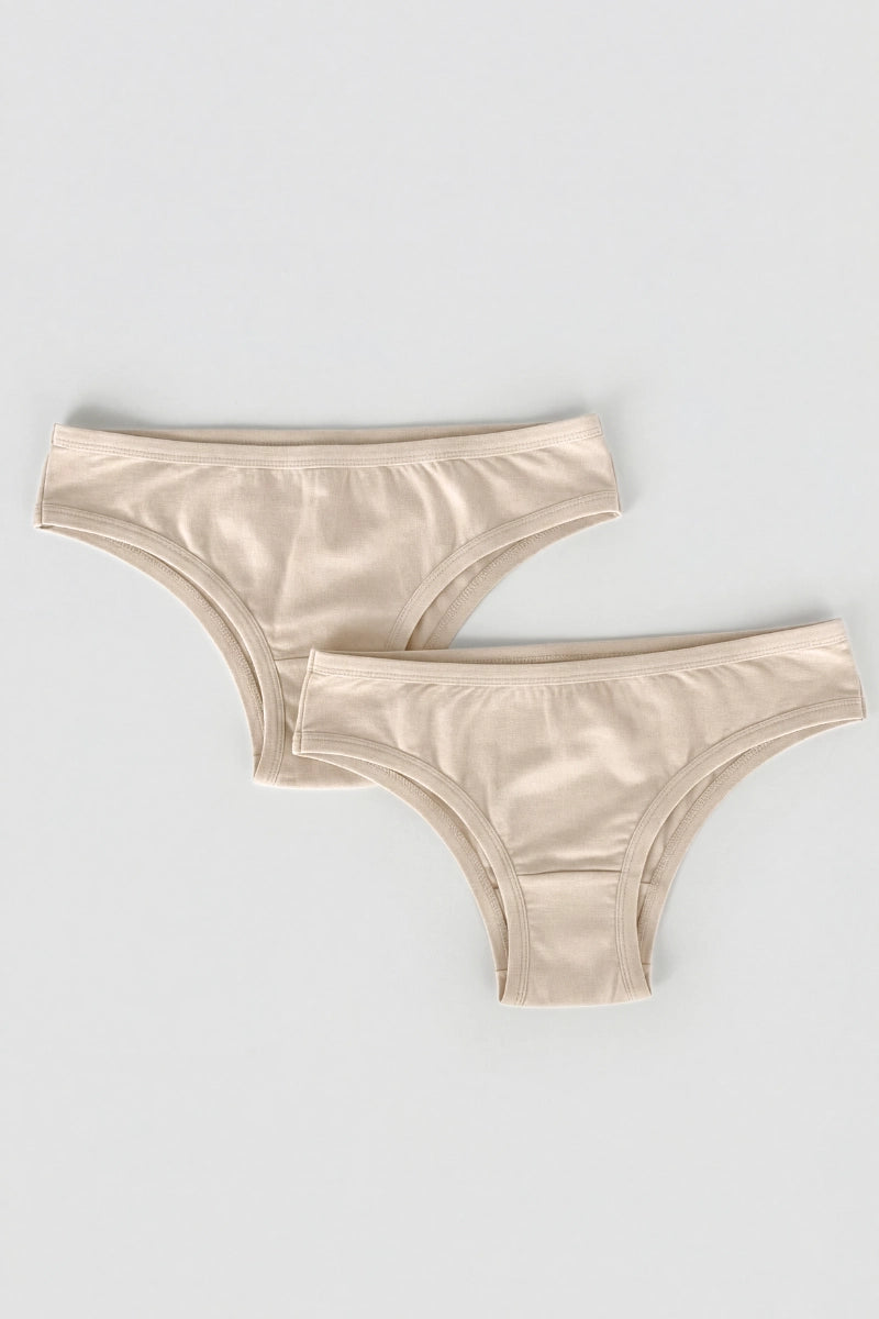 Slip brasiliana donna in bamboo (set 2 pezzi)