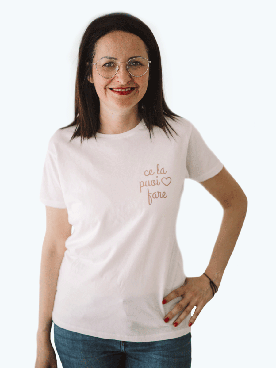 T-shirt donna "Ce la puoi fare"