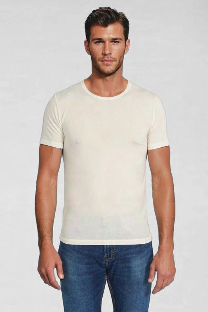 T-shirt uomo in modal cashmere