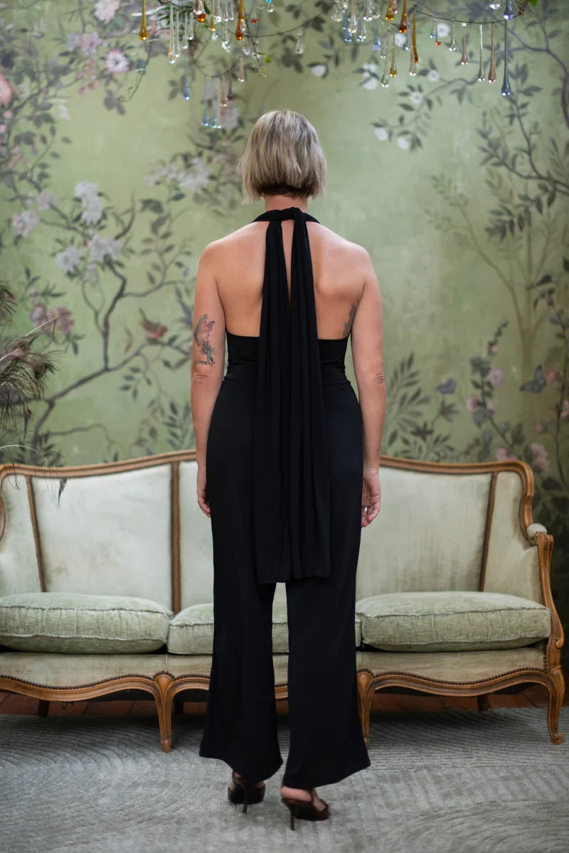 Tuta donna elegante trasformabile in viscosa