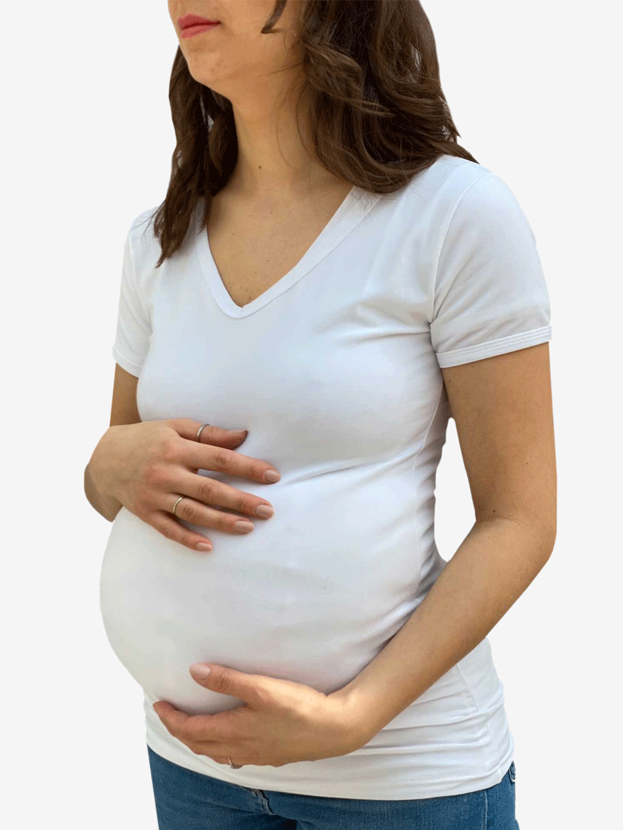 Maglia manica corta 4 in 1 gravidanza e allattamento