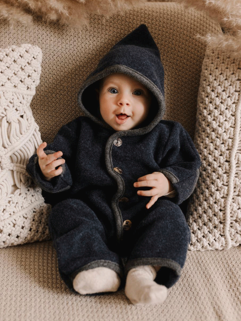 Tutona termica overall neonato in Lana pilizzata – WearMe Babywearing
