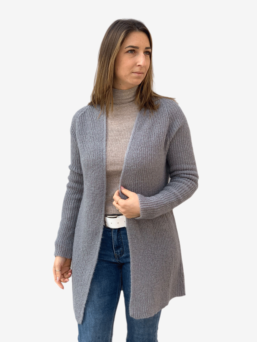 Cardigan donna nuvola in mohair 3 colori